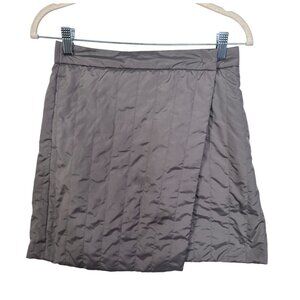 Uniqlo quilted puffer wrap skirt fleece lined size S windproof gorpcore heattech